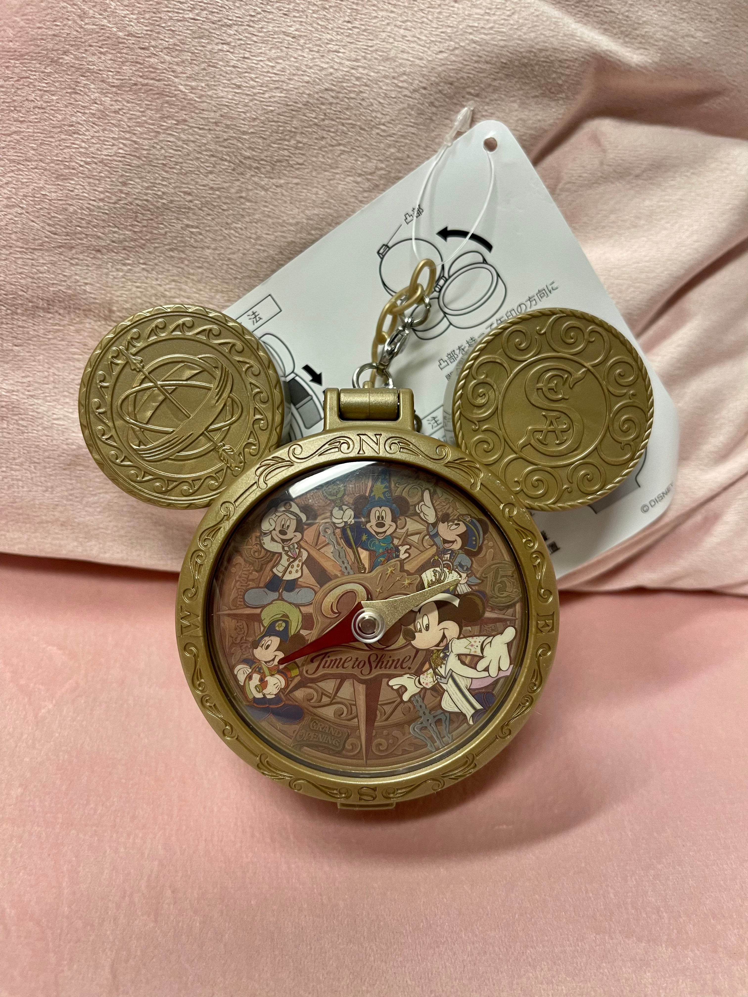 Tokyo DisneySea Time to Shine Compass Candy Case - Cute Disney Character Snack Container for Travel, School & Parties