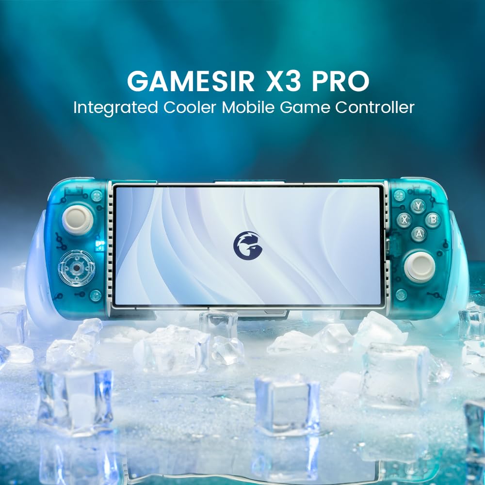 GameSir X3 Pro Mobile Game Controller for Android & iPhone 15 Series - Ergonomic Design with Cloud Gaming Support | Compatible with Zenless Zone Zero, Xbox Game Pass | Perfect for Mobile Gaming, Cloud Streaming & Competitive Play