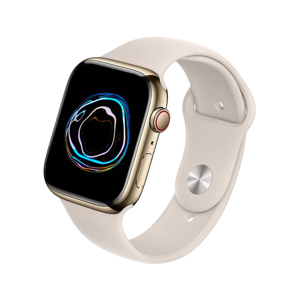 Apple Watch Series 8 (GPS + Cellular) 45mm Aluminum Case with Sport Band - Smartwatch for Fitness Tracking, Heart Rate Monitoring & Calls - Perfect for Workouts, Running & Daily Use