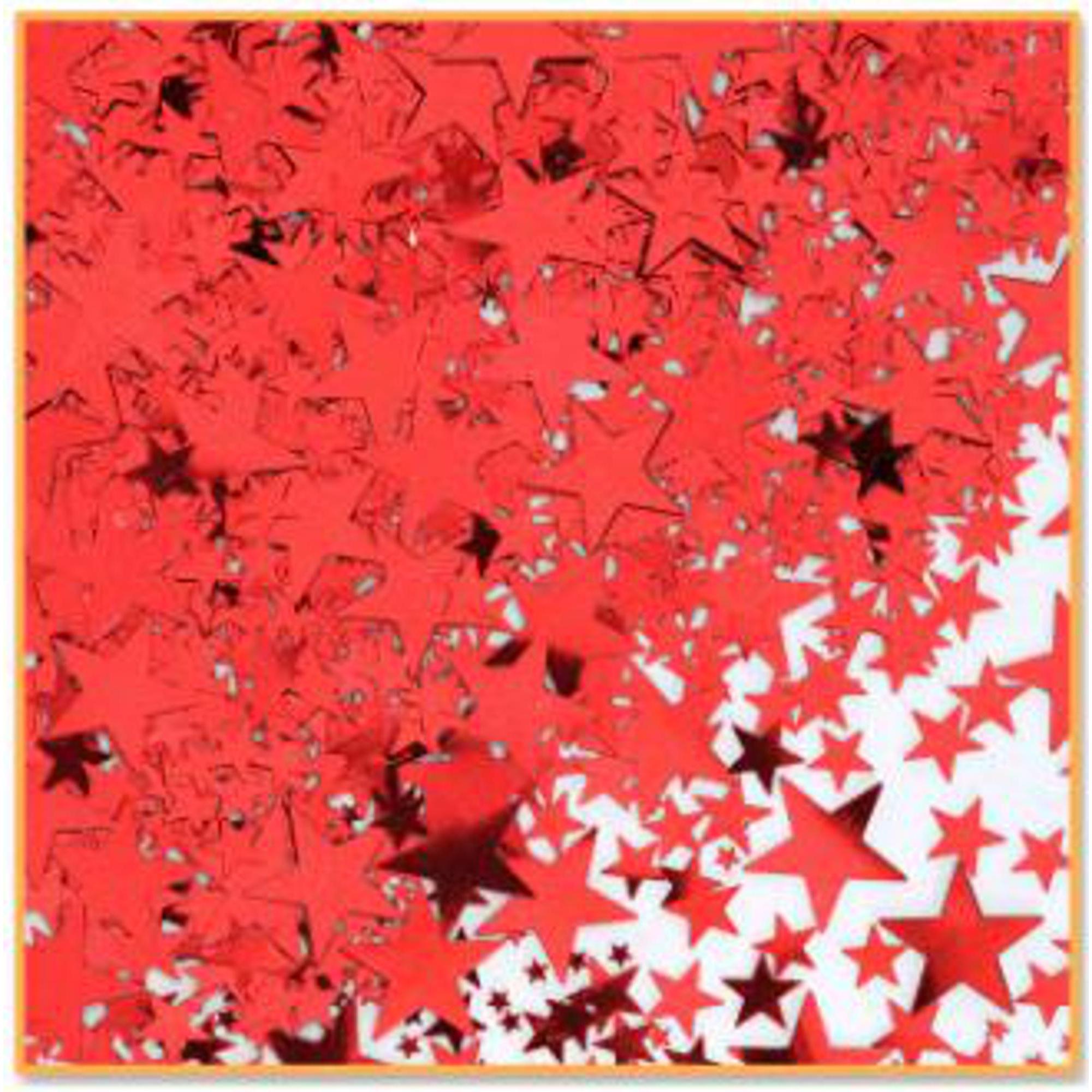 Red Star Confetti 1/2Oz Pack - Premium Metallic Party Decorations for Weddings, Birthdays & Celebrations - Perfect for Tables, Balloons & Photo Backdrops