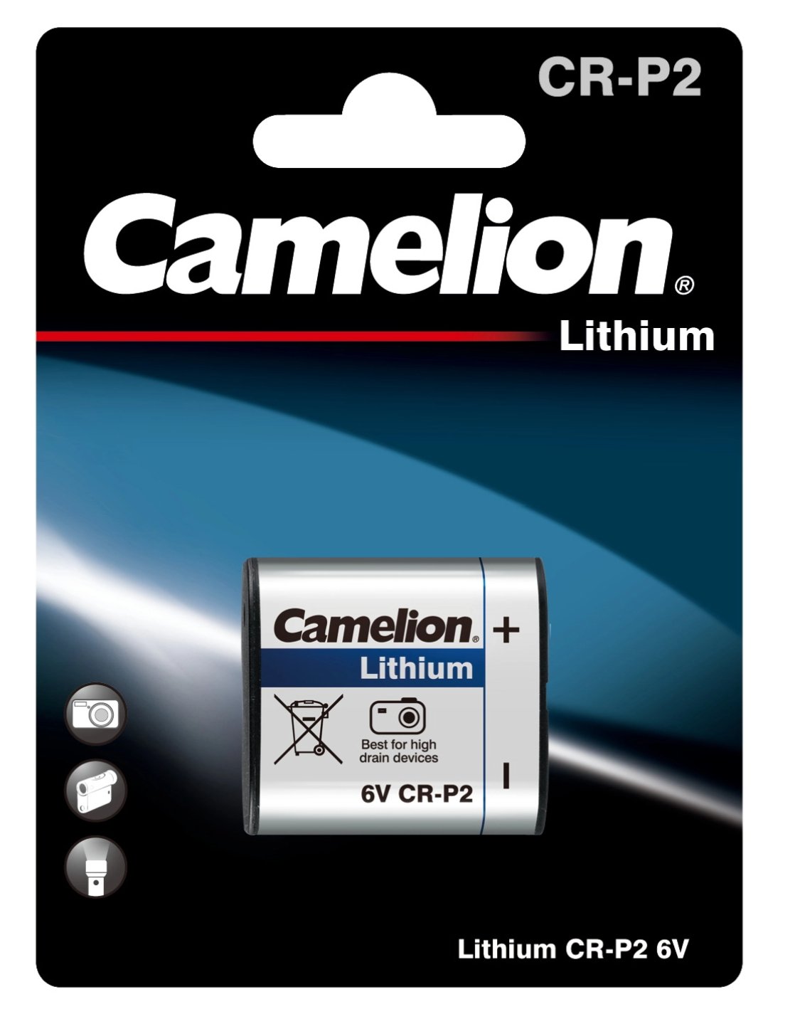 CRP2 BP1 6V Lithium Battery for Cameras - High Performance Photo Lithium Battery for Digital Cameras, Flash Units & Photography Equipment - Perfect for Professional Photographers & Hobbyists