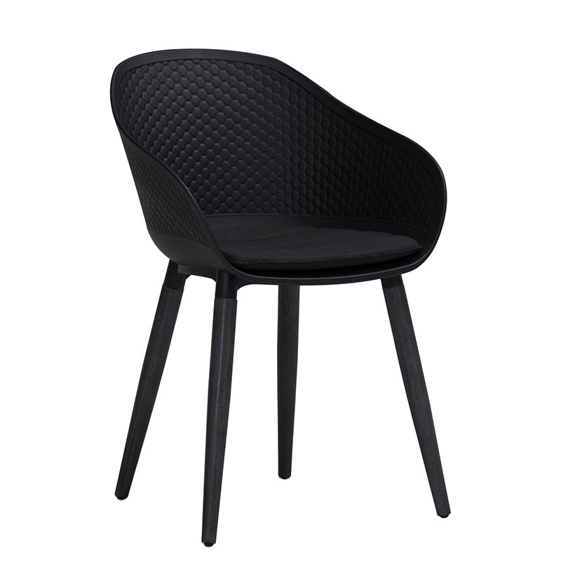 UNITY Arm Chair - Dark Grey & Black Modern Accent Chair for Living Room, Office, or Lounge - Comfortable & Stylish Seating Solution