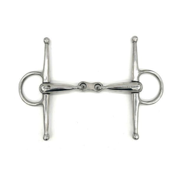 Jake Adams Hollow Mouth French Link Full Cheek Bit - Comfortable Horse Training Bit for Dressage & Jumping - Perfect for English Riding & Show Horses