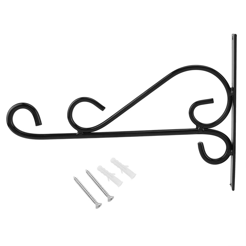 Alvinlite Heavy Duty Iron Wall Plant Hanger - Decorative Flower Pot Holder for Indoor & Outdoor Gardens, Balcony, Patio Decor - Rustic Planter Bracket for Hanging Plants, Succulents, Herbs & Home Décor