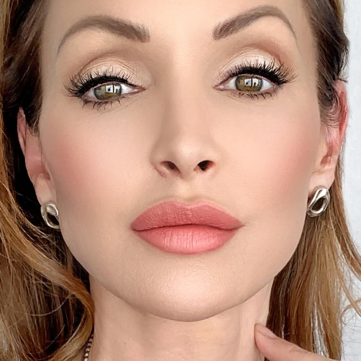 Paparazzi Frosted Classic Peachy Nude Liquid Lipstick - Long Lasting Matte Lipstick for Everyday Wear, Date Night & Special Occasions