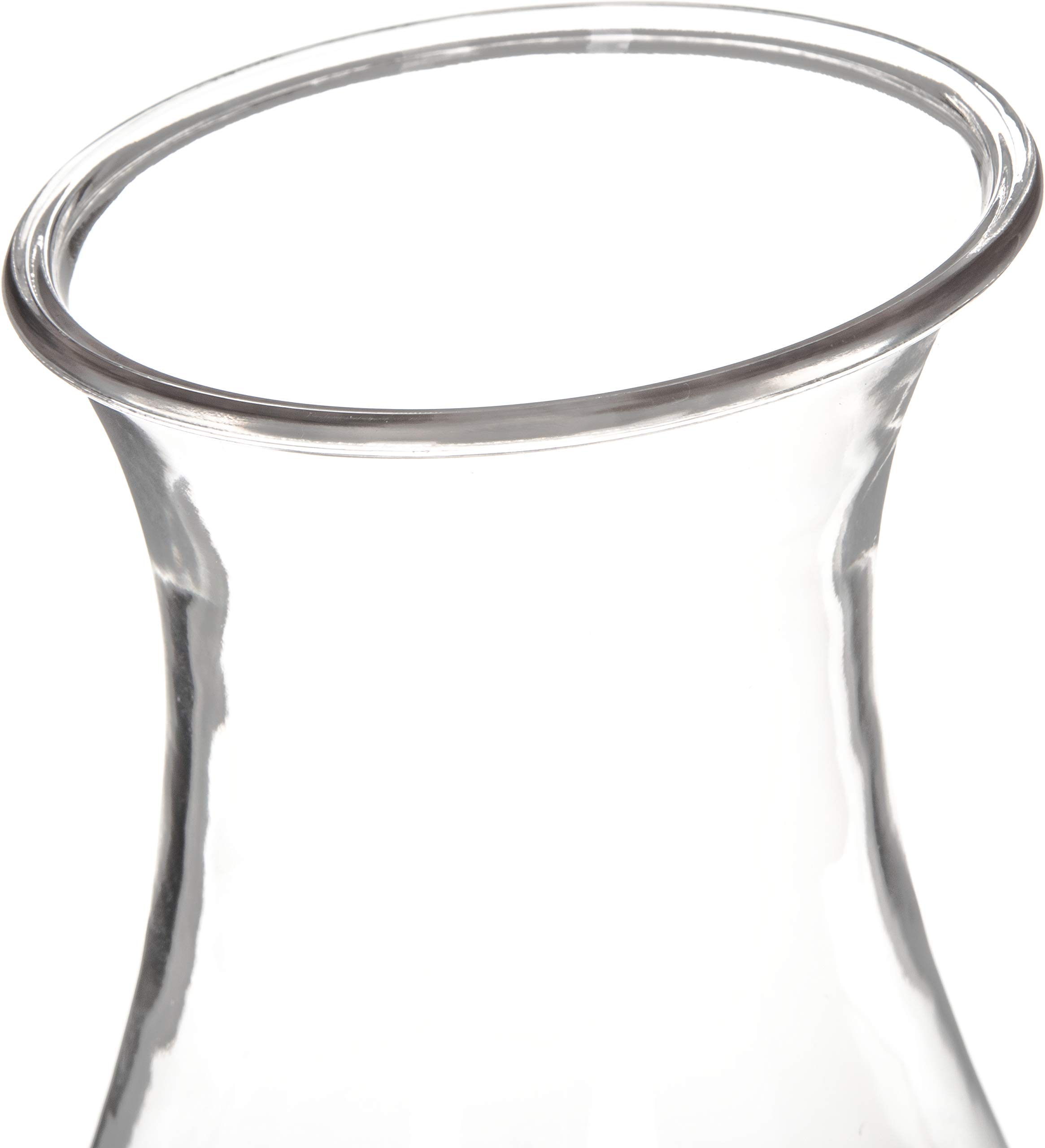 Carlisle 7090307 Cascata 1.5L Clear Plastic Juice Carafe - BPA-Free Beverage Dispenser for Restaurants, Catering & Home Use (Pack of 12) - Perfect for Iced Tea, Lemonade, Party Drinks & Refrigerator Storage