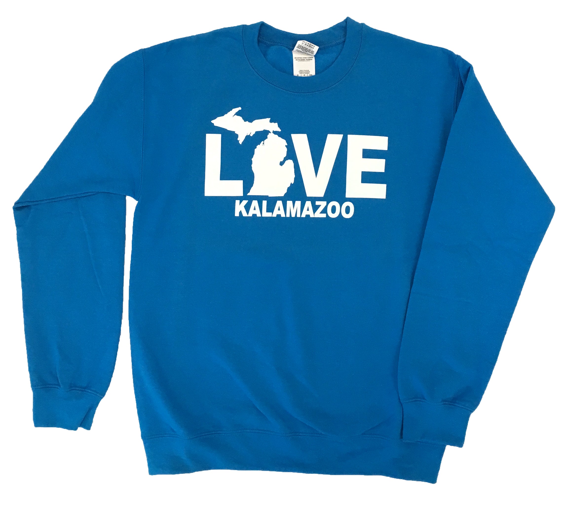 Love Kalamazoo Crewneck Sweatshirt - Cozy Unisex Pullover for Men & Women | Perfect for Casual Wear, Street Style & Loungewear