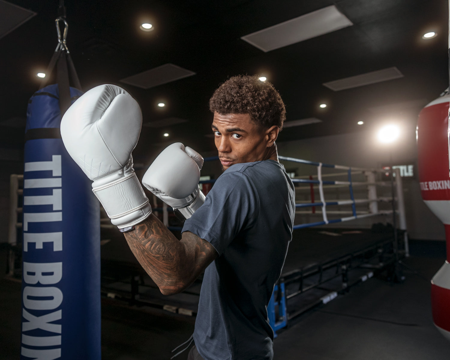 TITLE Boxing Ko Vert Bag Boxing Gloves - Premium Training Gloves for Boxing, MMA & Fitness - Perfect for Heavy Bag Workouts, Sparring & Punching Drills