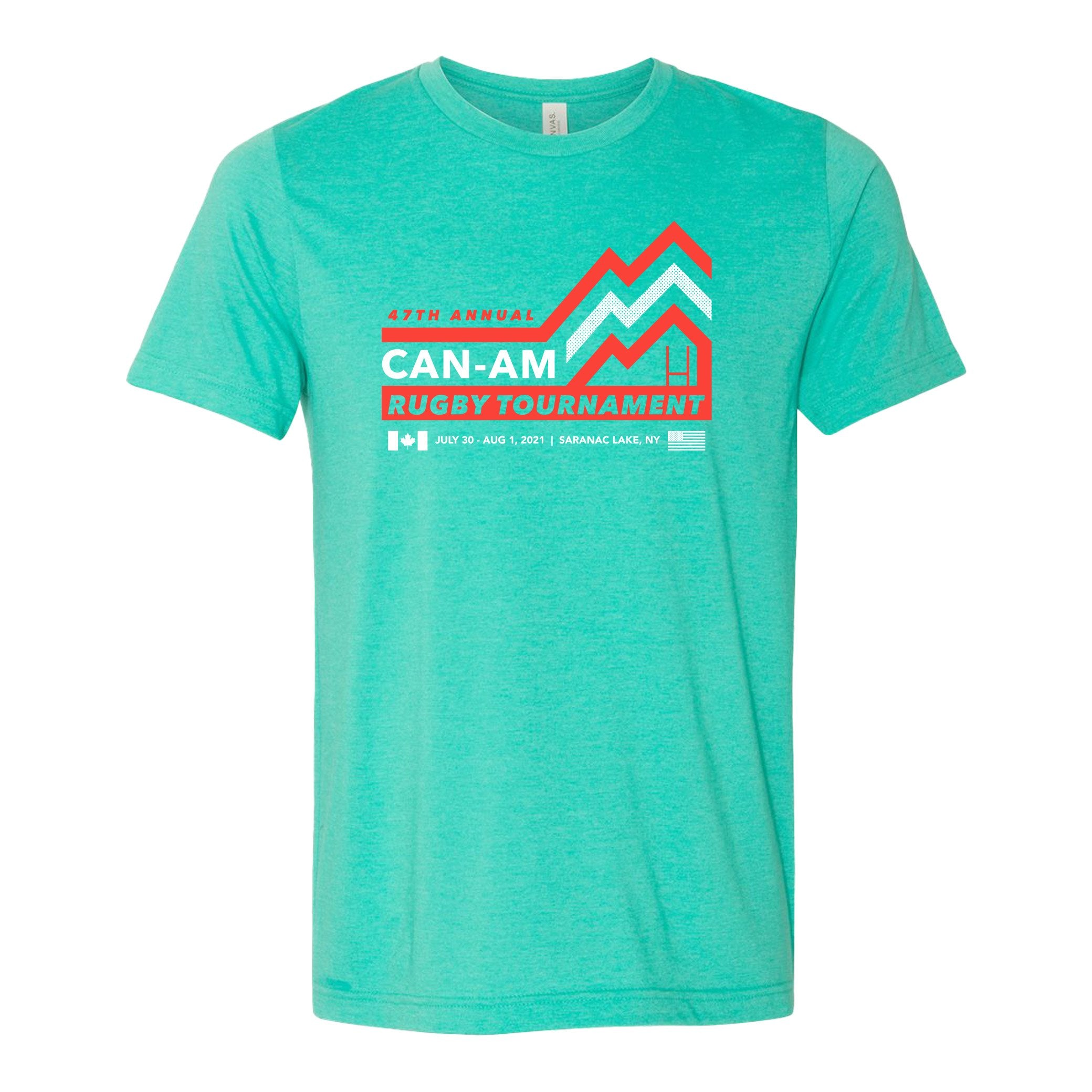 2021 CAN AM Tournament T-Shirt - Men's Comfortable Cotton Tee for Sports Fans & Casual Wear - Perfect for Golf, Fishing, and Outdoor Events