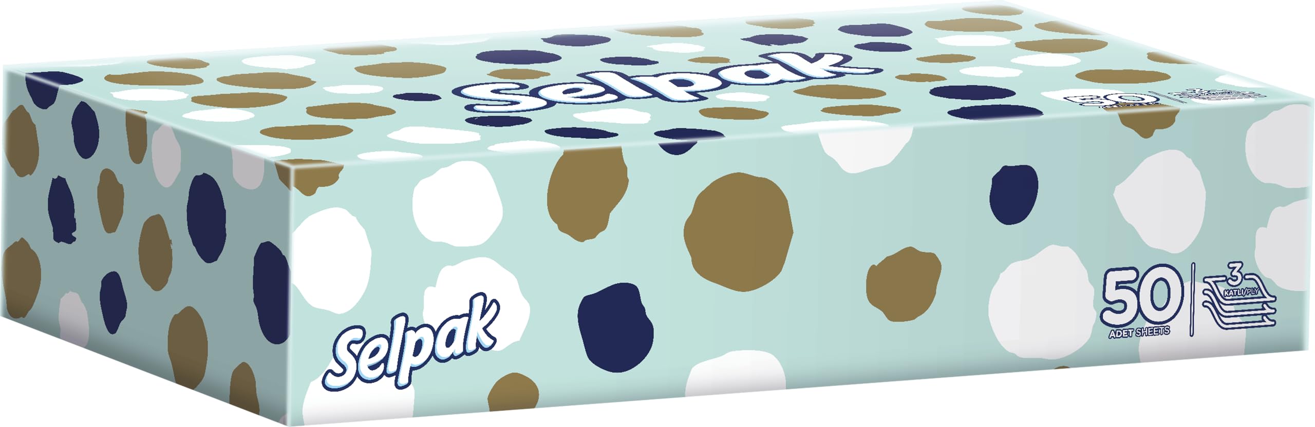 Premium Selpak 3-Ply Facial Tissues Box - Soft & Strong Standard Size (1 Pack) | Home, Office & Travel Use for Everyday Comfort