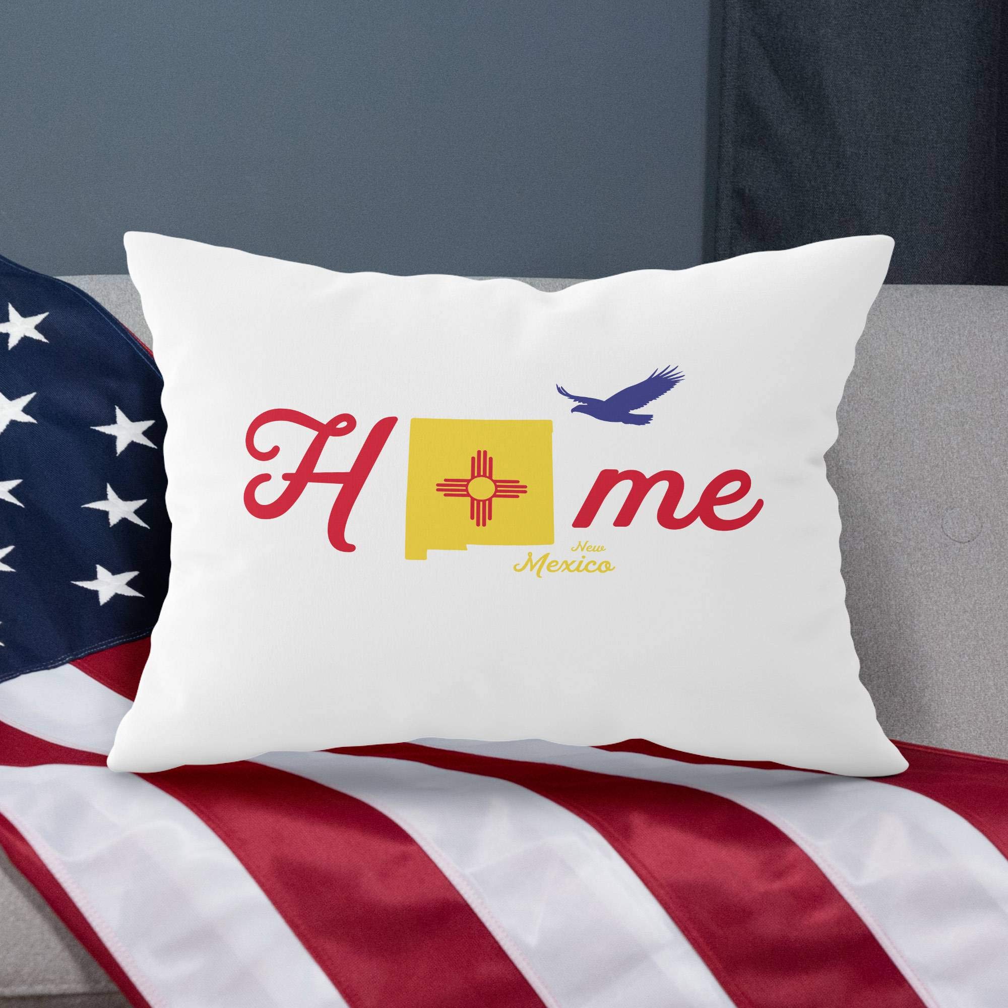 Custom New Mexico State Pillow Case - Personalized Home Decor for Bedroom, Couch & Travel Souvenir