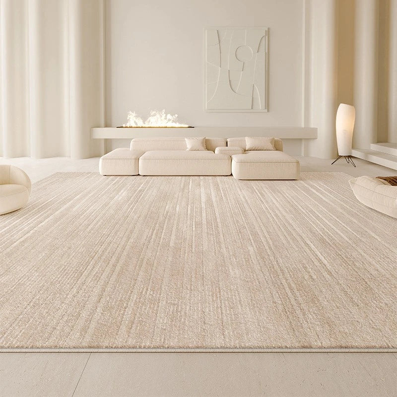 Vienna Minimalist Geometric Waterproof Spillproof Area Rug - Non-Slip Modern Floor Mat for Living Room, Bedroom, Office - Easy to Clean Home Decor Carpet