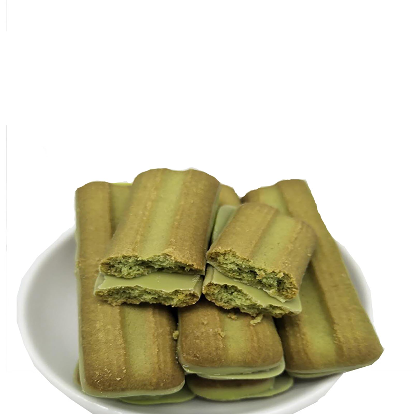 Organic Matcha Green Tea Cookies 4.05oz (115g) - Premium Japanese Matcha Flavored Snacks for Tea Time, Office Break, or Gift Giving