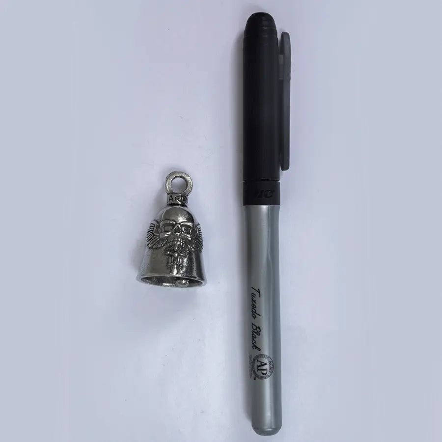 Open Road Ghost Rider Motorcycle Guardian Bell - Protection Charm for Bikers | Perfect Gift for Riders & Motorcycle Enthusiasts | Use on Harley, Cruiser & Touring Bikes