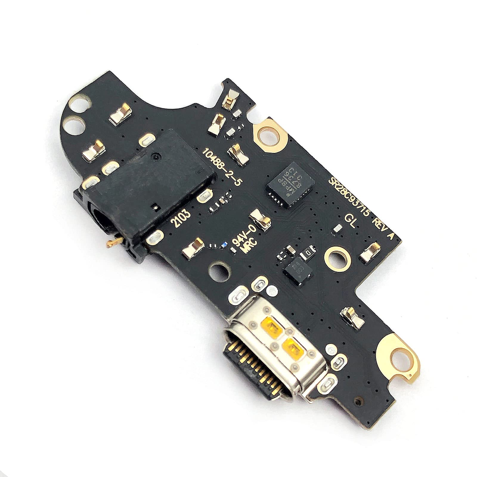 Original USB Charger Charging Port Dock Connector Ribbon Flex Cable PCB Board Replacement for Motorola Edge S G100 XT2125-4 - Perfect for Home, Office & Travel Charging Solutions