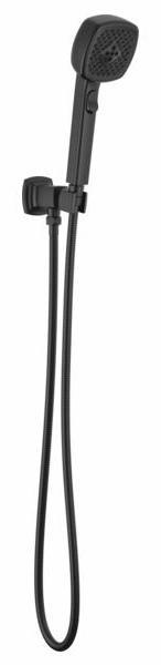 Brizo 88867 BL Matte Black Wall Mount Hand Shower - 4 Spray Settings, 1.75 GPM Flow Rate - Perfect for Bathroom, Spa & Luxury Shower Experience