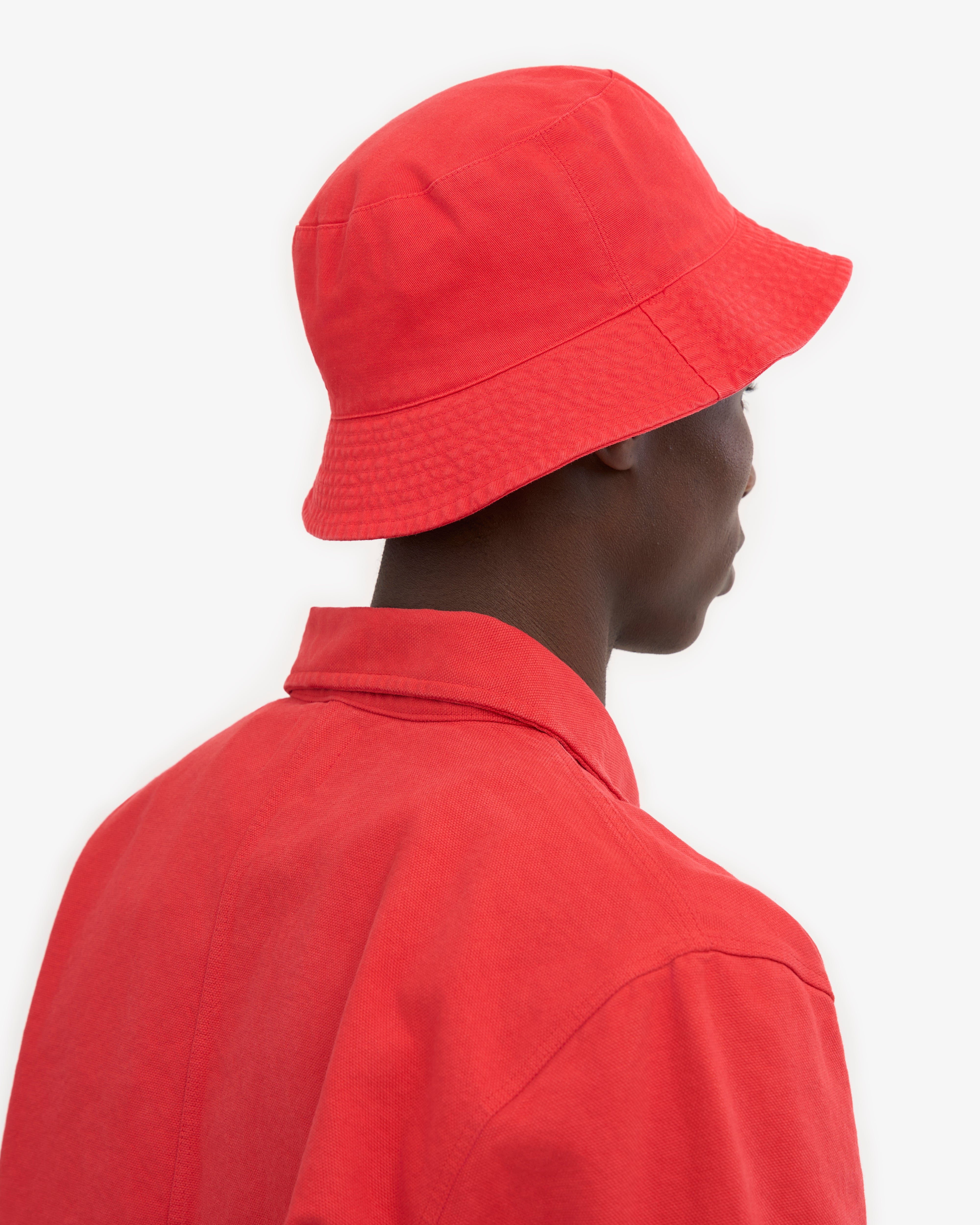 Organic Cotton Bucket Hat for Men & Women - Breathable Sun Protection, Marine Blue - Perfect for Beach, Hiking, and Outdoor Activities