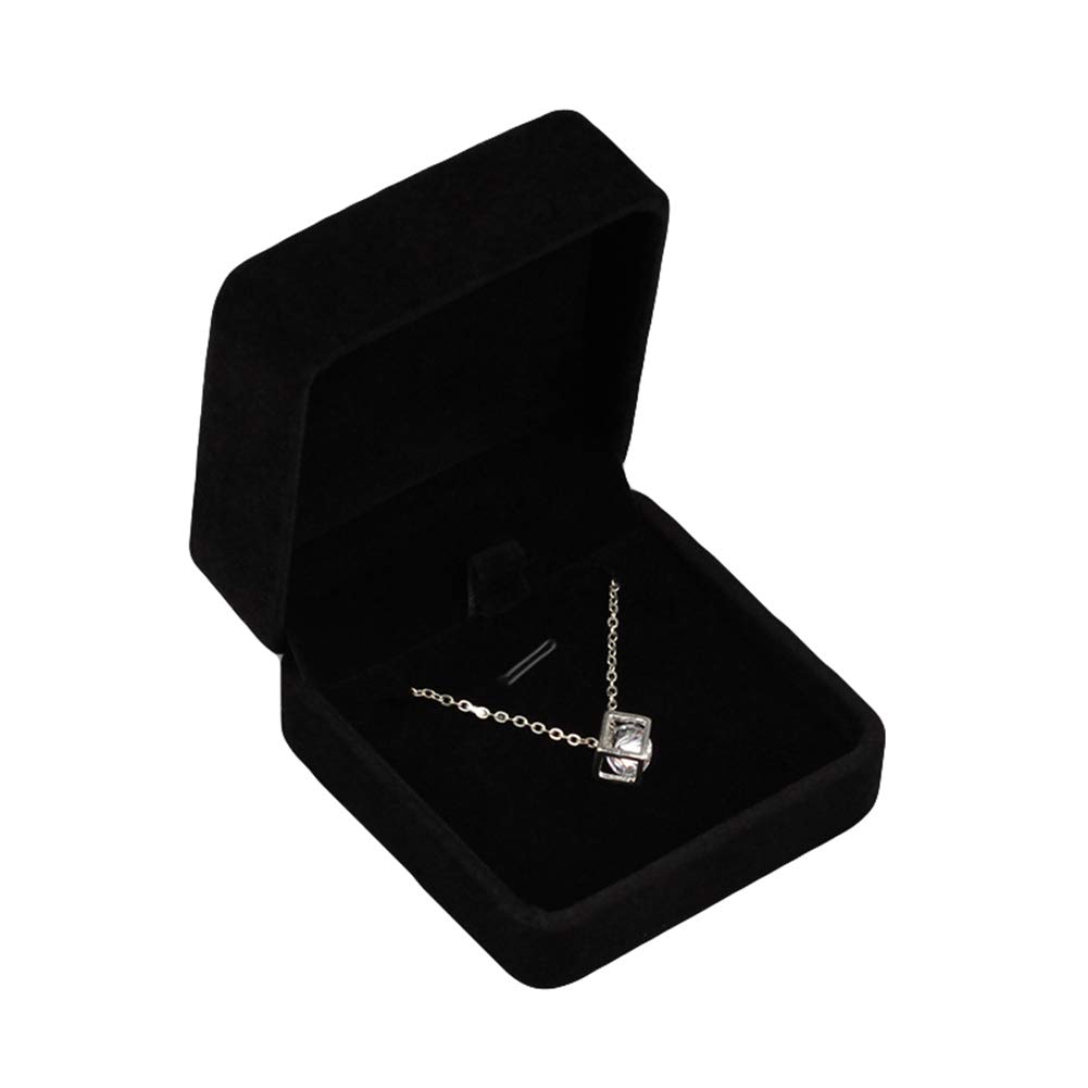 Velvet Jewelry Box for Rings Necklaces Bracelets - Gift & Storage for Travel