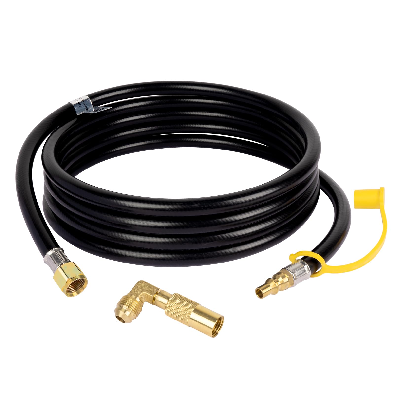 GASPRO 12FT RV Quick Connect Propane Hose with Elbow Adapter - Compatible with Blackstone 17