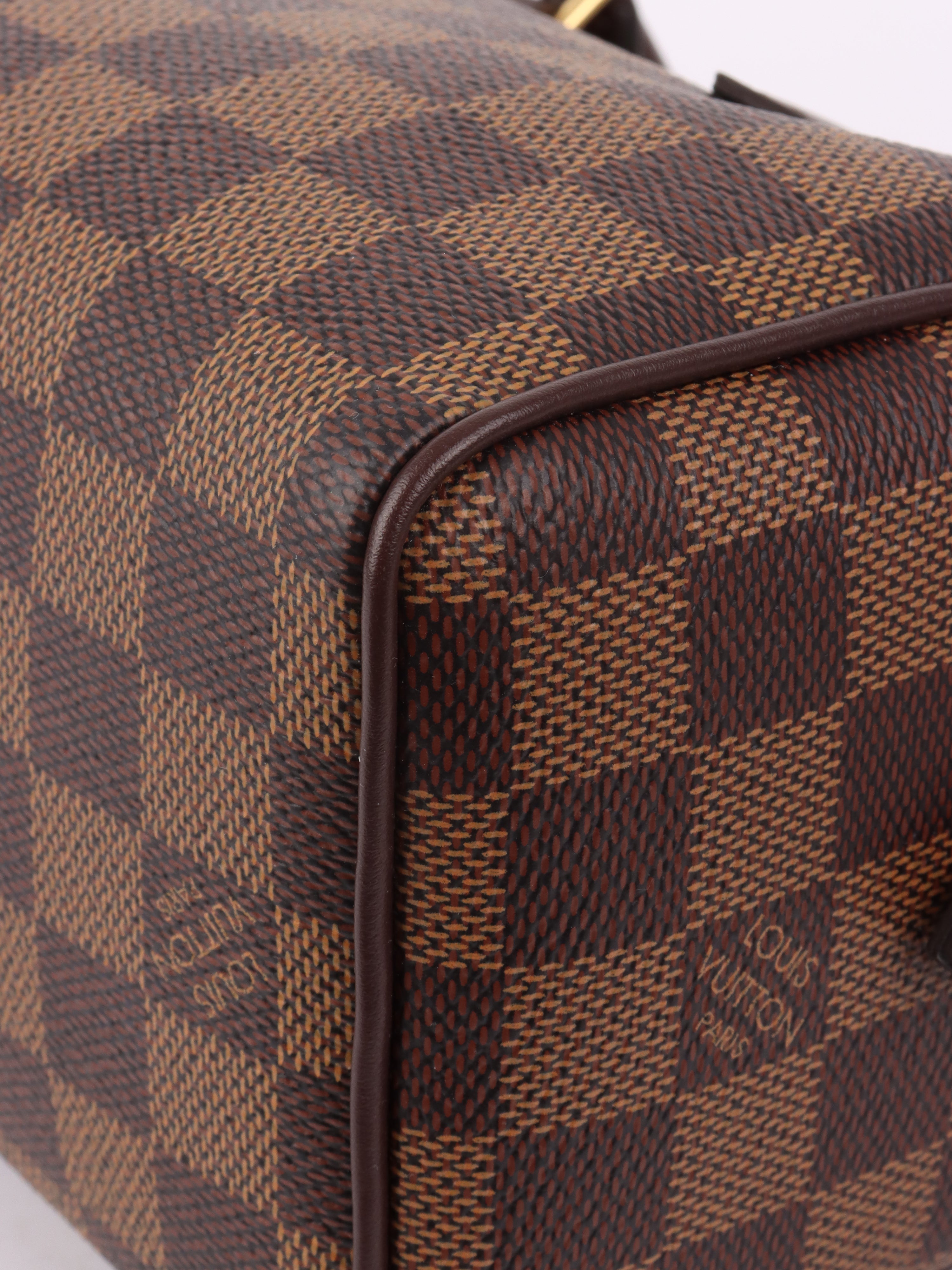 Louis Vuitton Damier Ebene Speedy 20 Bandouliere Crossbody Bag - Luxury Designer Handbag for Women, Perfect for Work, Travel & Everyday Use