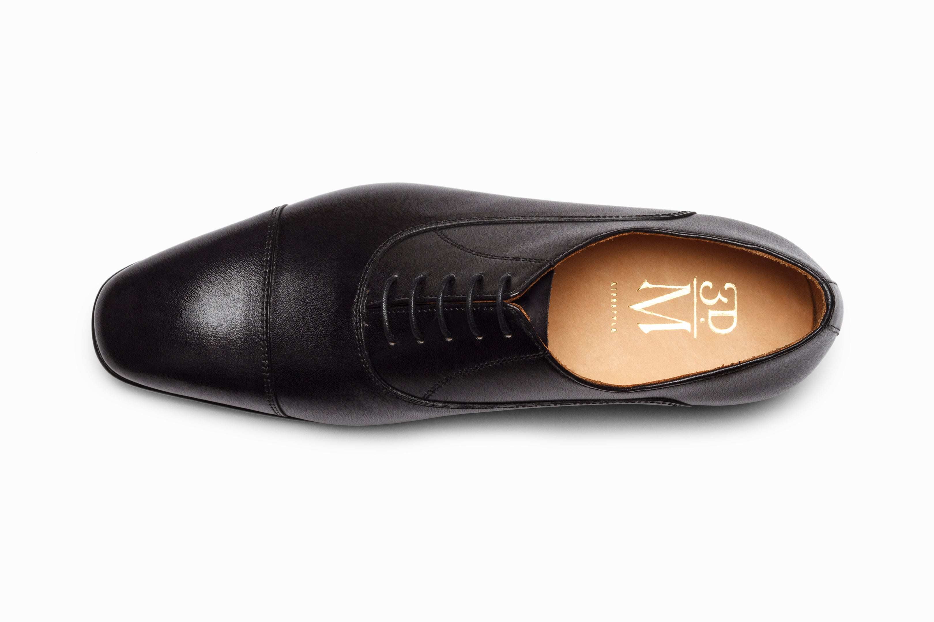 Black Captoe Oxford Dress Shoes for Men - Classic Formal & Business Attire | Perfect for Weddings, Office & Special Occasions