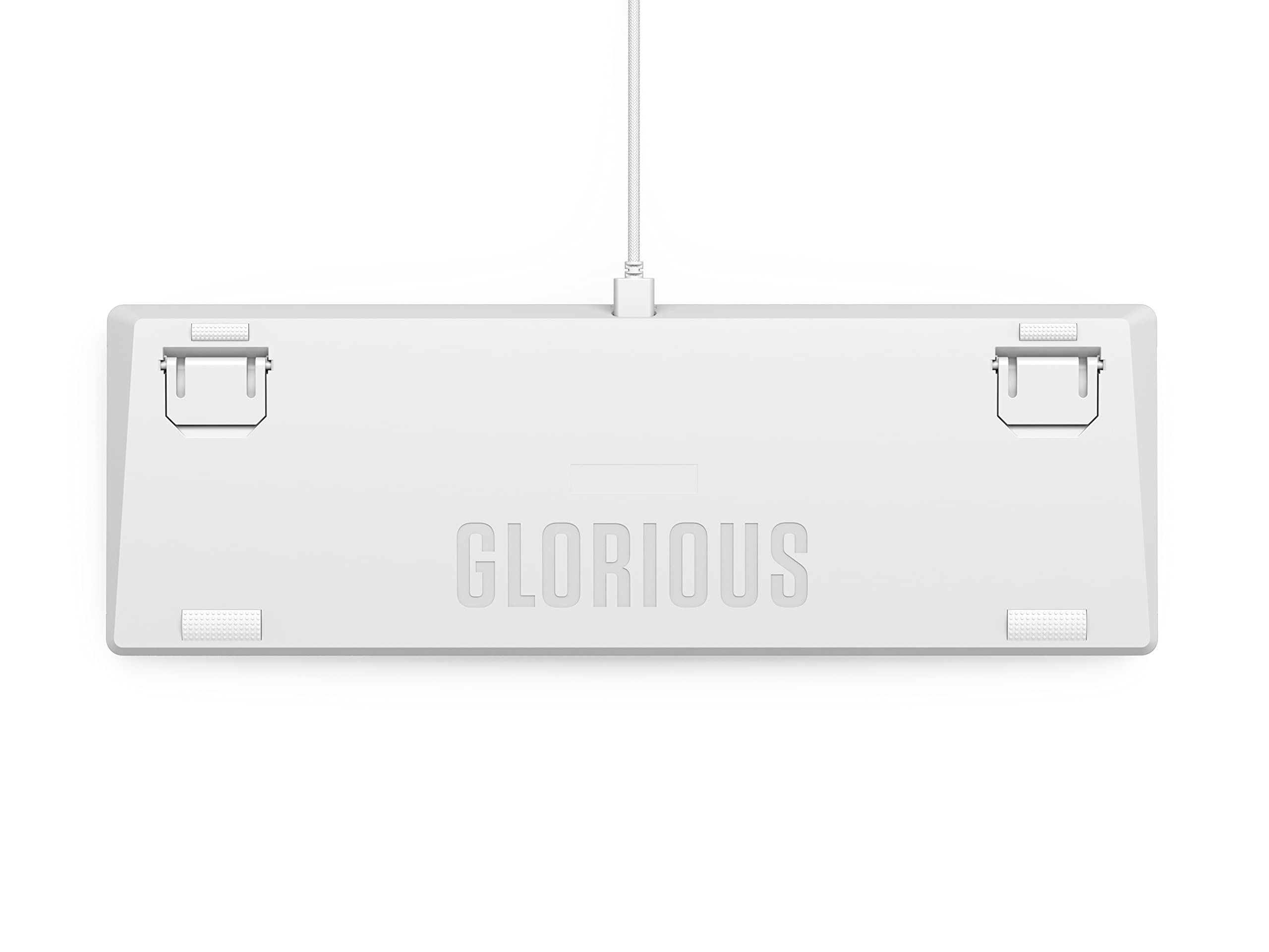 Glorious GMMK 2 TKL Hot Swappable Mechanical Gaming Keyboard with Red Switches - Wired Compact 87-Key Keyboard (White, Renewed) - Perfect for Esports, Typing & Office Work