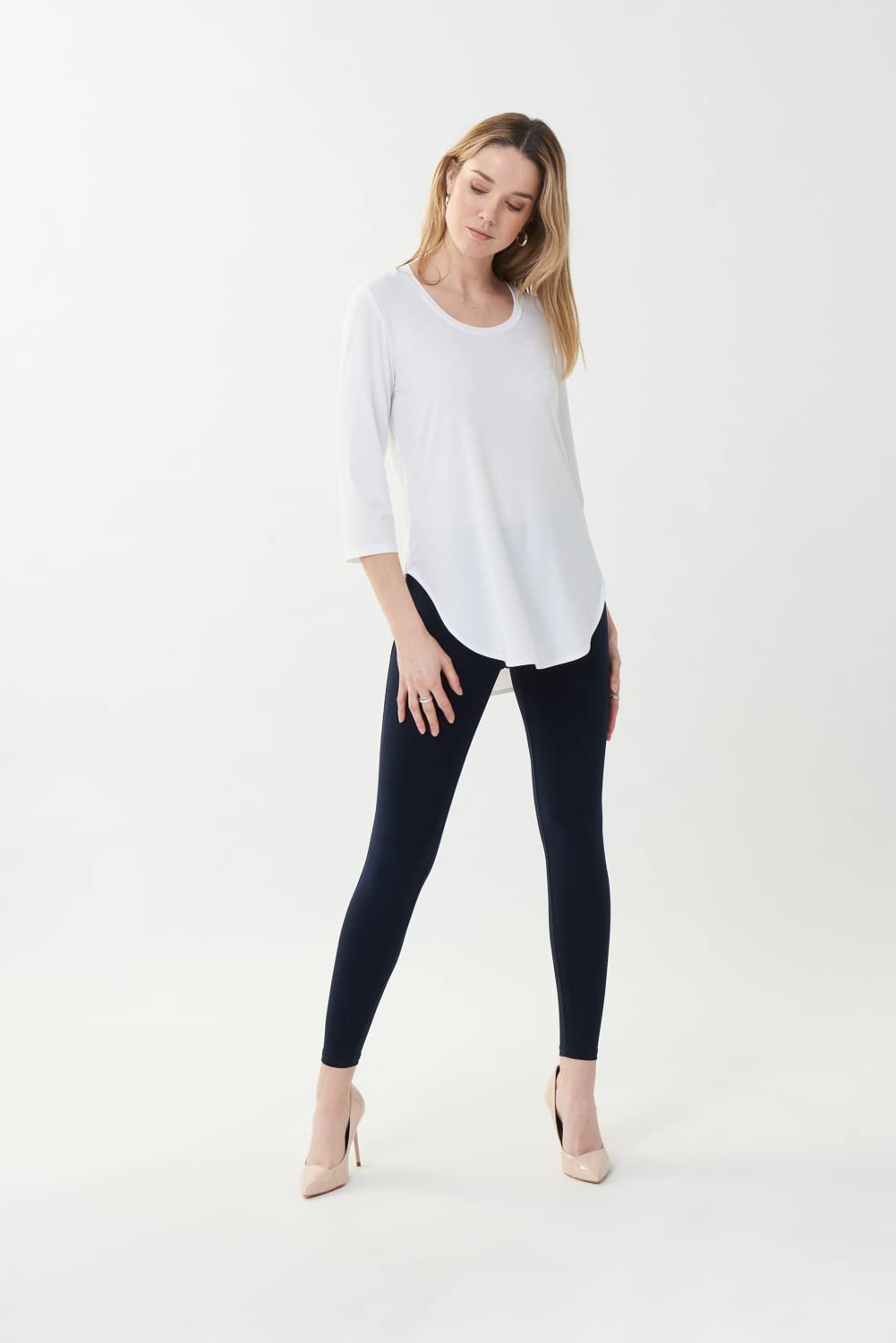 Joseph Ribkoff Women's Stretch High-Waisted Leggings Style 163096 - Comfortable & Stylish for Yoga, Workout & Everyday Wear