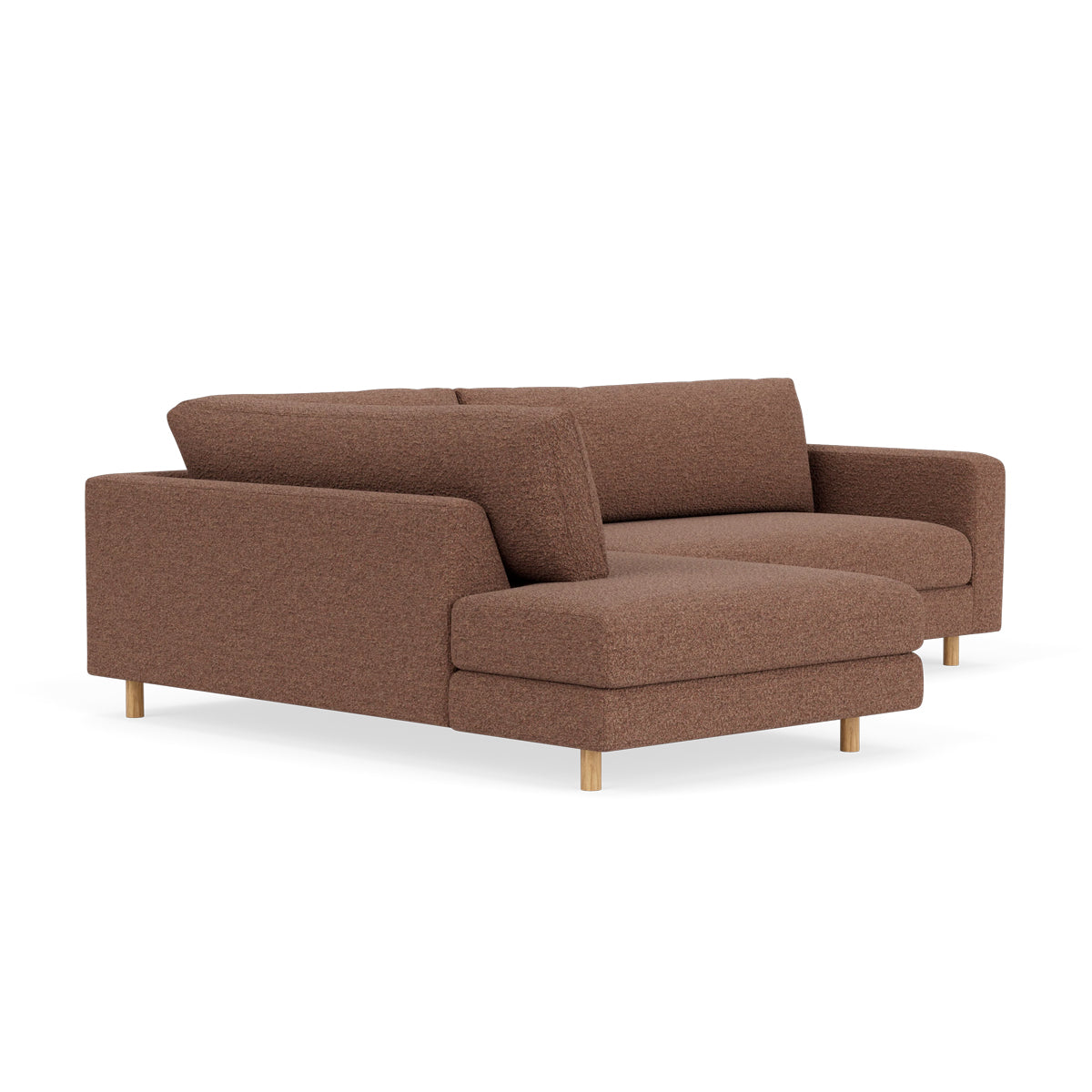 Douglas Boucle Left Corner Sofa - Modern L-Shaped Sectional Couch for Living Room, Lounge & Small Spaces | Soft Fabric Upholstery, Comfortable Seating | Perfect for Apartments, Home Theater & Family Gatherings