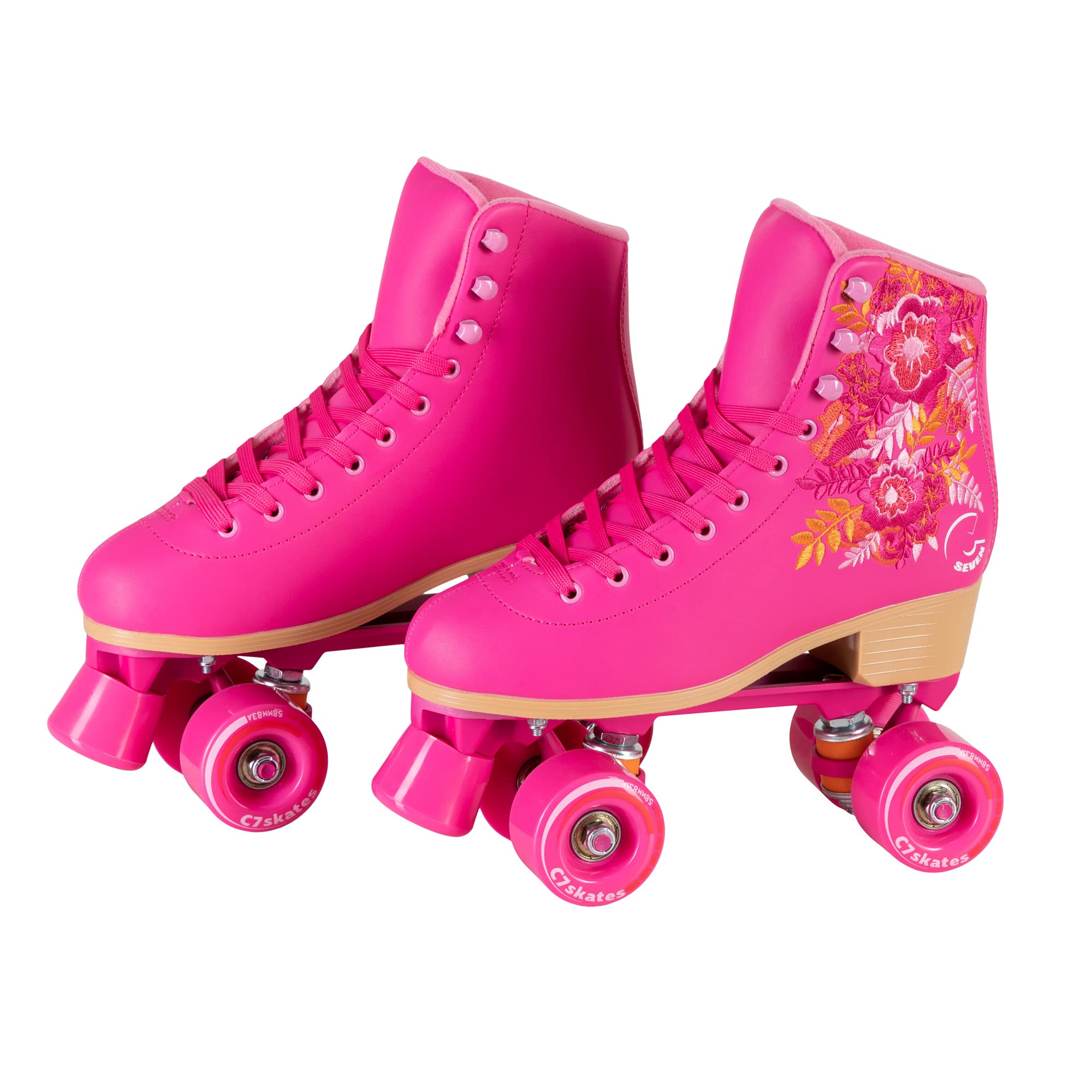 C7 Skates for Girls & Adults - Cute Roller Skates for Outdoor Fun