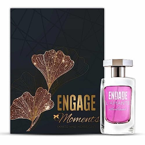 Luxury Perfume Gift Set for Women - L'amante Sunkissed Eau de Toilette 100ml, Floral Fruity Fragrance for Date Night & Special Occasions