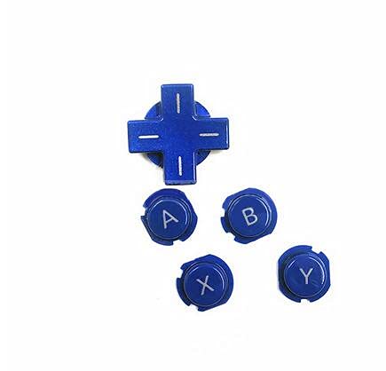 Original Nintendo 3DS ABXY Direction Cross Key Replacement Buttons (Blue) - Repair Parts for 3DS Game Console - Perfect for DIY Fixes & Controller Upgrades