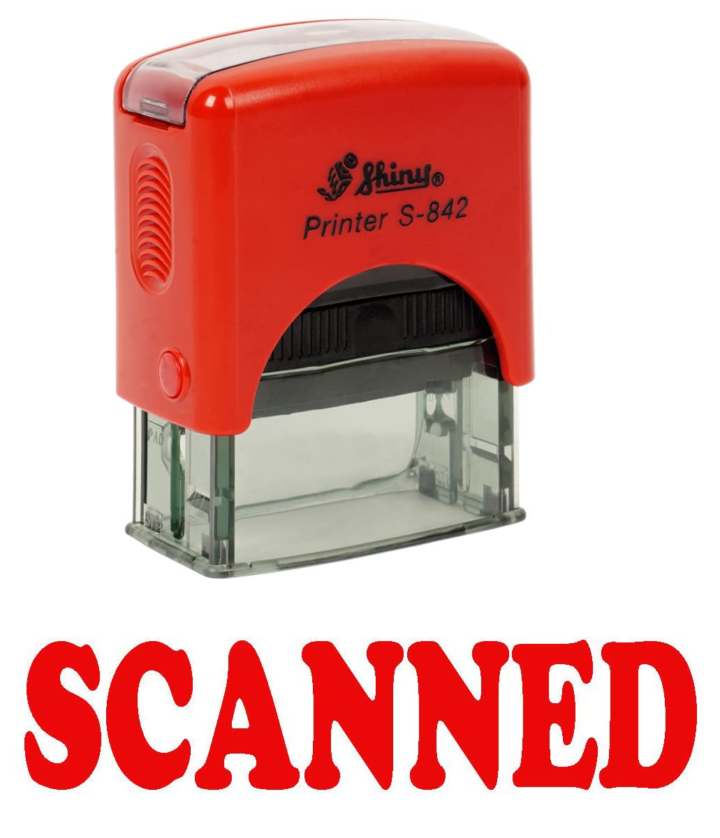 Custom Self-Inking Rubber Stamp - Printtoo Scanned Office Stationery for Professional Documents, Contracts & Crafting | Personalized Shiny Stamps for Business, DIY & Scrapbooking