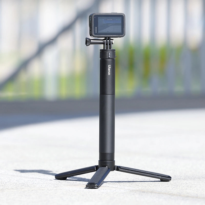Ulanzi Go Quick II 1.5m Magnetic Quick Release Extension Selfie Stick with Tripod Mount - Perfect for Vlogging, Travel & Smartphone Photography (Model C017GBB1)