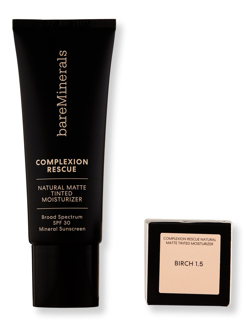 Bareminerals Complexion Rescue Natural Matte Tinted Moisturizer with SPF 30 - Oil-Free Mineral Makeup for Daily Sun Protection & Flawless Coverage | Perfect for Work, Gym & Everyday Wear