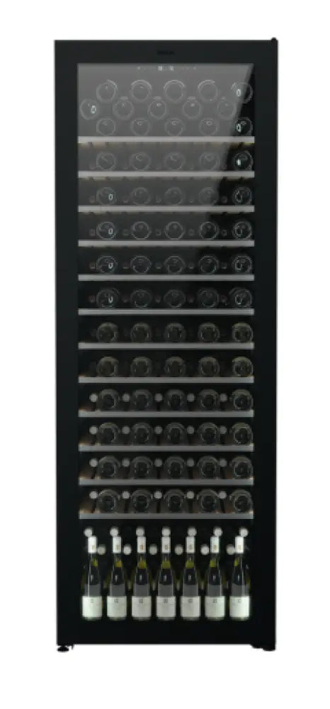 VINTEC VWM306PBA-R Premium 180 Bottle Wine Cooler with Adjustable Telescopic Shelves - Right Hinged Door for Home Bar, Restaurant, or Wine Cellar Storage