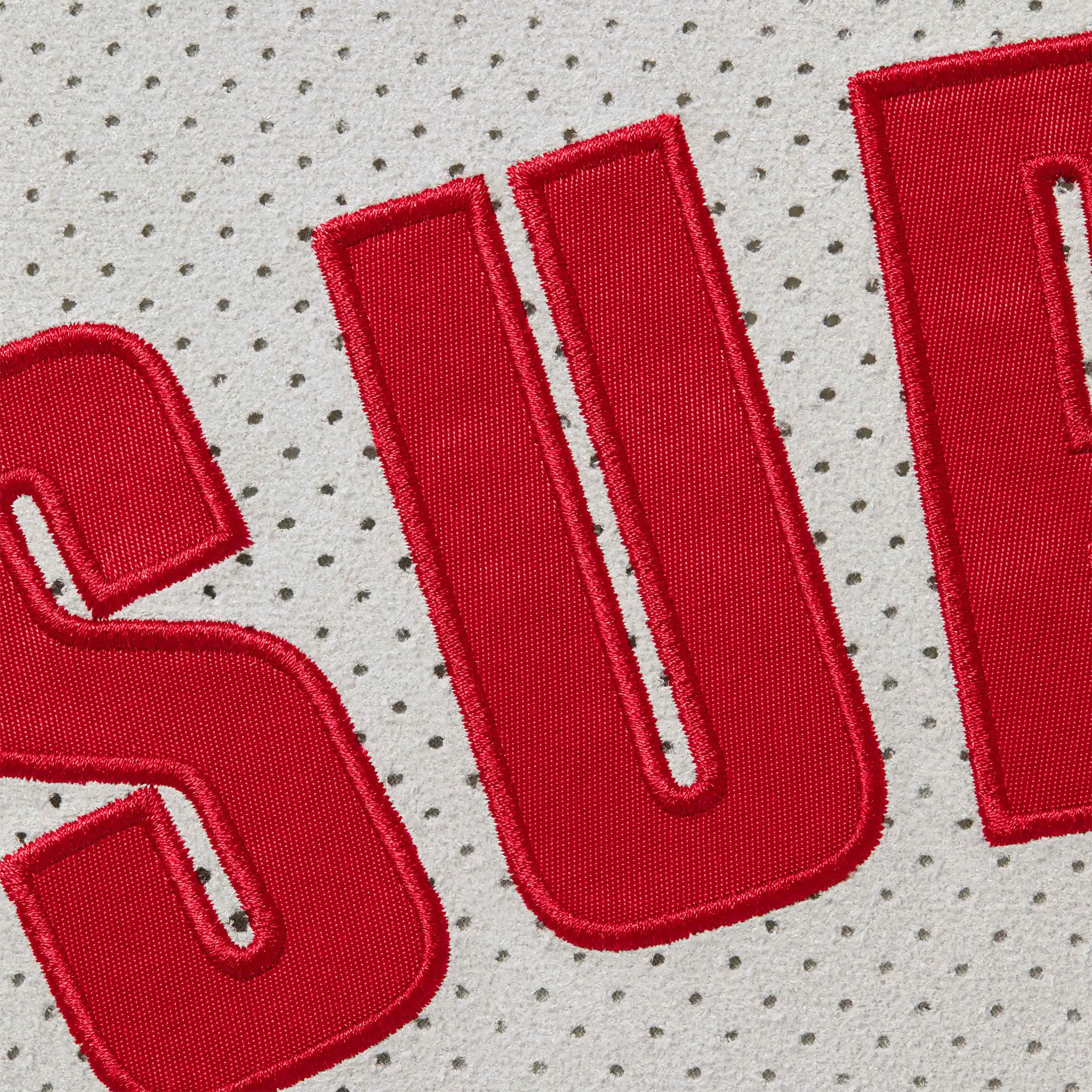 Supreme Ultrasuede Mesh Baseball Jersey - Grey, Stylish & Comfortable for Casual Wear, Sports & Street Fashion