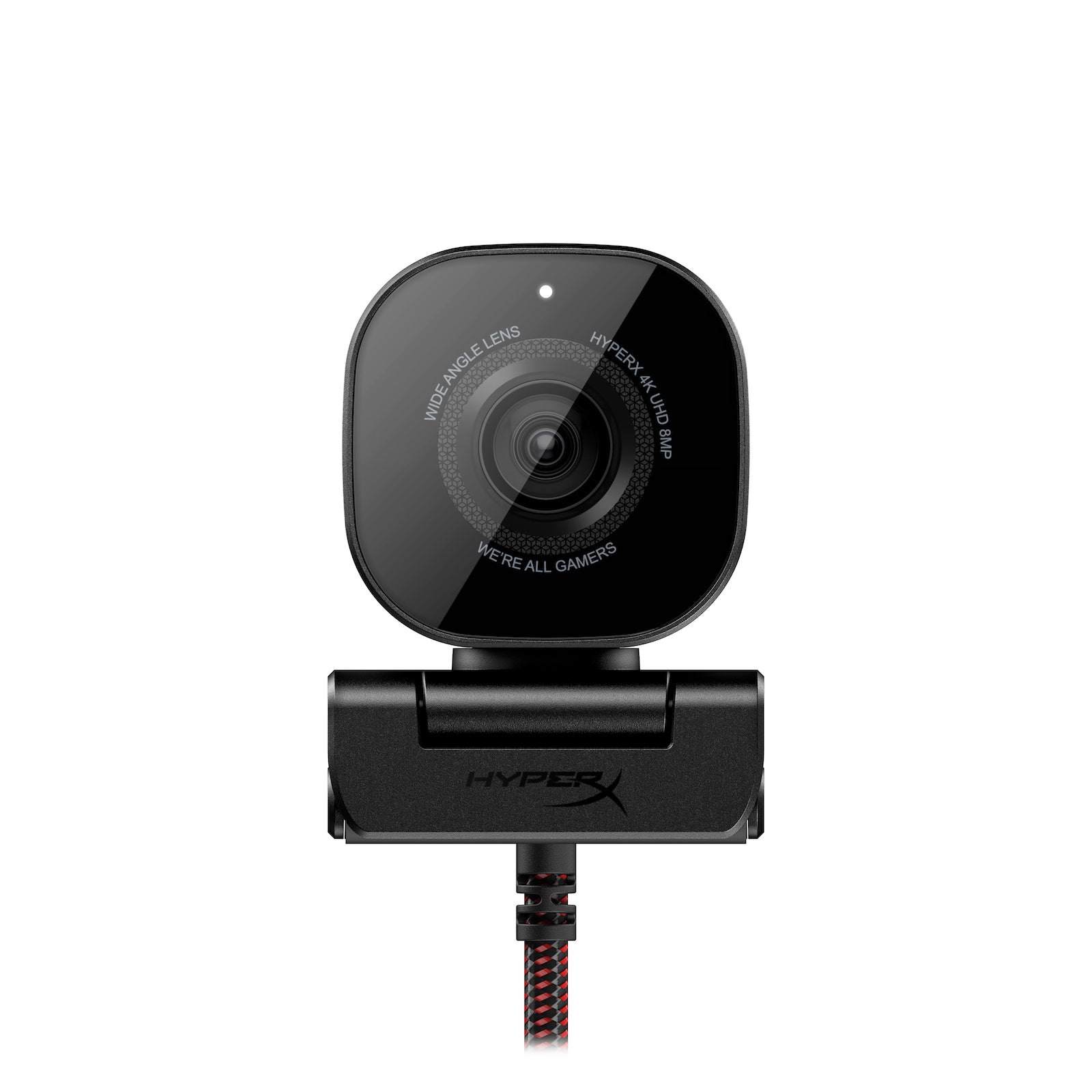 HyperX Vision S 1080p HD Webcam with Built-in Microphone & Auto Light Correction - Perfect for Streaming, Video Calls & Online Meetings