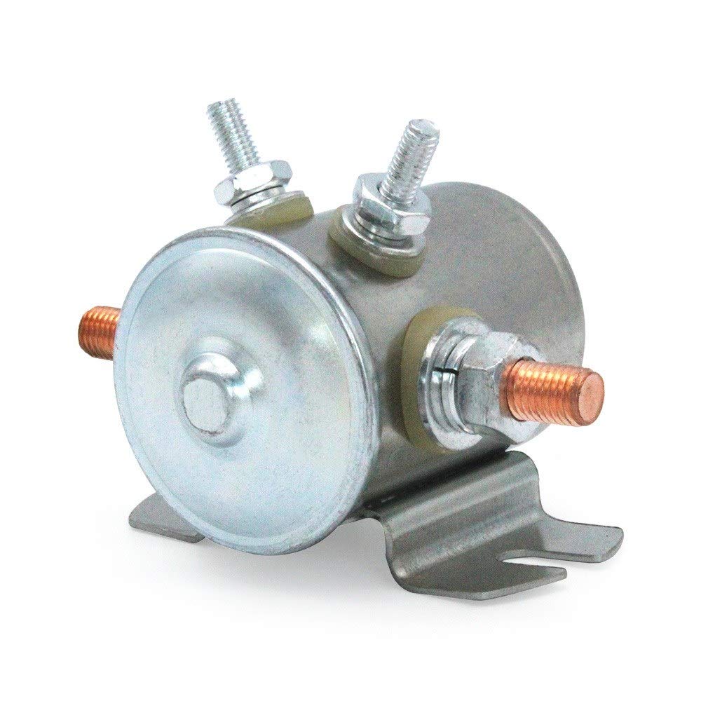 12V 150A Continuous Duty Solenoid Relay for Golf Carts - Heavy Duty 66-702 Replacement Part (114208/114218) - Perfect for EZGO, Club Car & Yamaha Golf Cart Upgrades & Repairs
