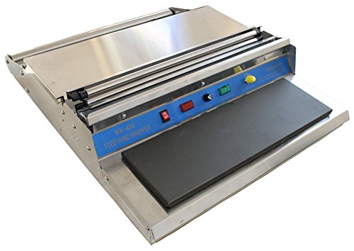 Intbuying 18 Inch 450mm Manual Stretch Film Wrapping Machine for Food Packaging - Perfect for Fresh Fruit, Vegetable Trays & Meal Prep Sealing - Ideal for Restaurants, Grocery Stores & Home Use