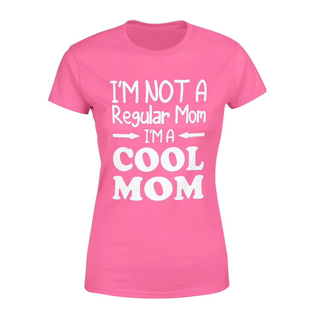 Veracco Funny 'I'm Not A Regular Aunt I'm A Cool Aunt' Birthday T-Shirt for Women - Perfect Gift for Mom, Sister & Aunt - Great for Family Gatherings & Special Occasions
