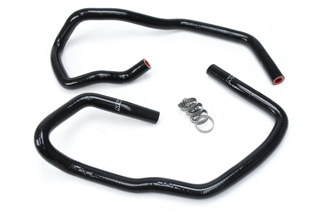 HPS 57-1694-BLK Black Silicone Heater Hose Kit for Coolant System - High Performance Cooling Solution for Cars, Trucks & SUVs