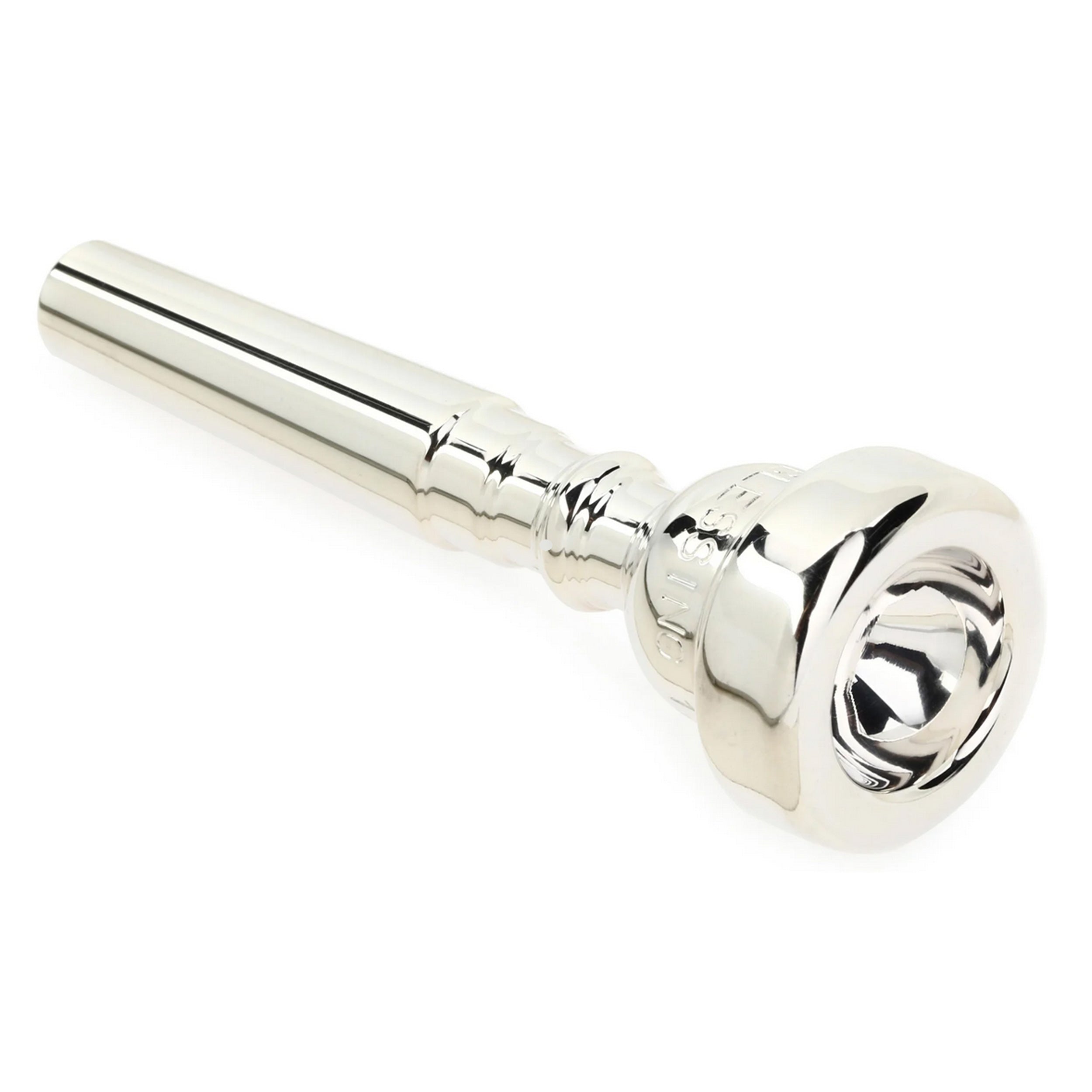 Blessing Trumpet Mouthpiece 1.5C Silver Plated - Professional Brass Instrument Accessory for Trumpet Players, Band Performances & Music Practice