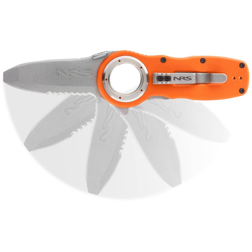 NRS Pilot Access Knife - Compact Folding Knife with Stainless Steel Blade for Outdoor, Camping, Hiking & Survival Gear | Perfect for Cutting Ropes, Fishing Lines & Emergency Situations