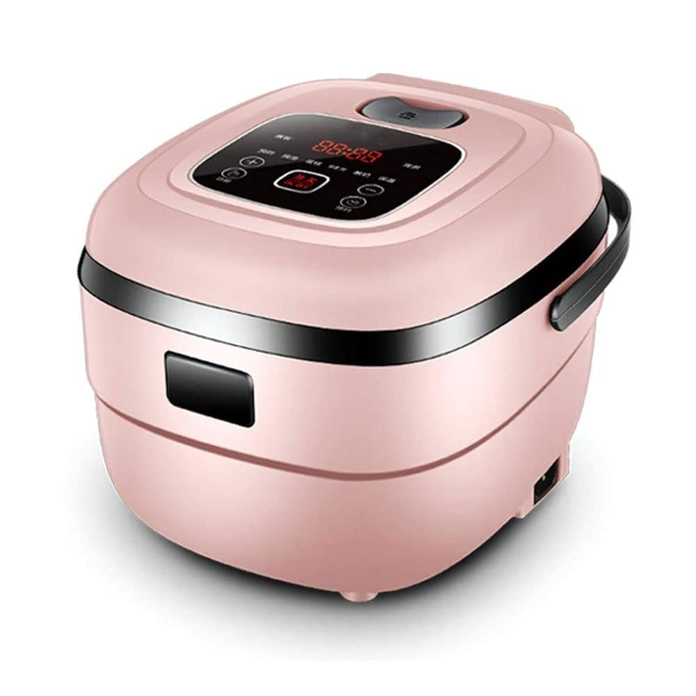 UOZACCY 2.4L Multifunctional Electric Rice Cooker - Mini Smart Steamer for 1-4 People with 24-Hour Timer & Non-Stick Pot - Perfect for Dorm, Office, RV & Small Kitchen Cooking