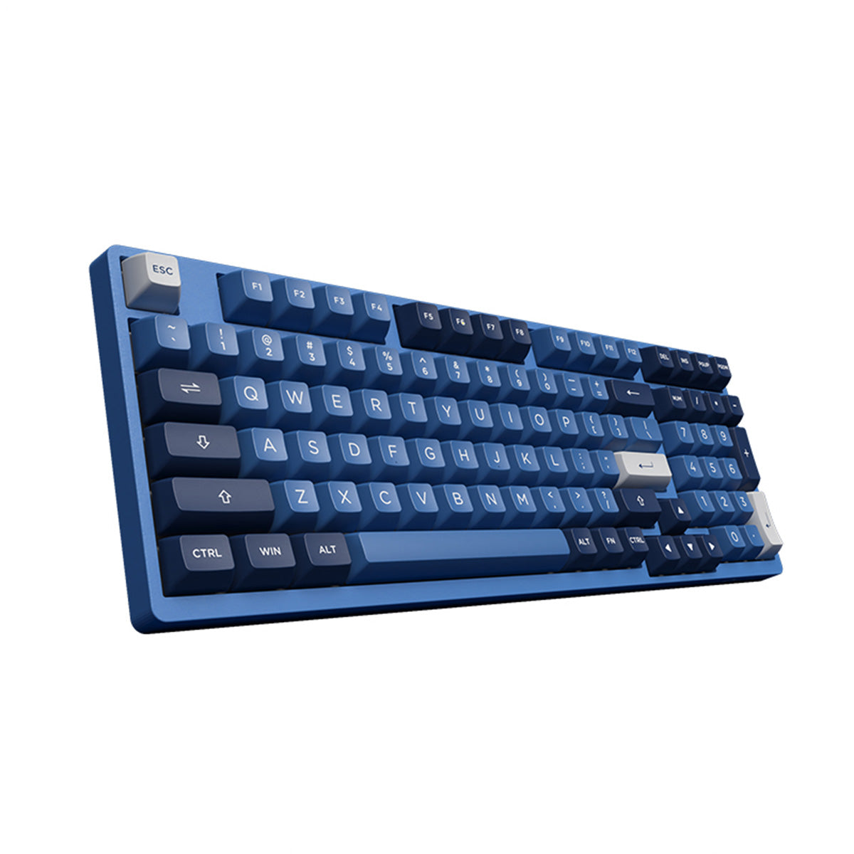 Akko 3098B Ocean Star Hot Swappable Wireless RGB Mechanical Keyboard with CS Jelly Pink Switches - Perfect for Gaming, Typing & Office Work (Blue-White Gradient Design)