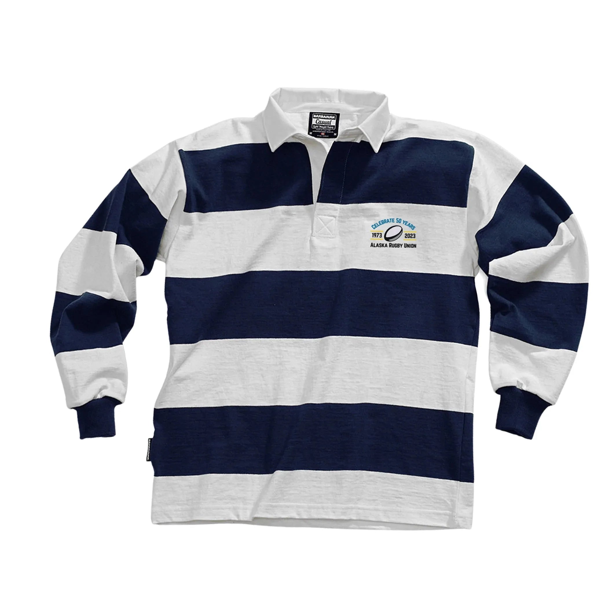 AKRU 50th Anniversary Casual Weight Stripe Jersey - Comfortable Cotton Knit Top for Women, Perfect for Everyday Wear, Office & Weekend Outings