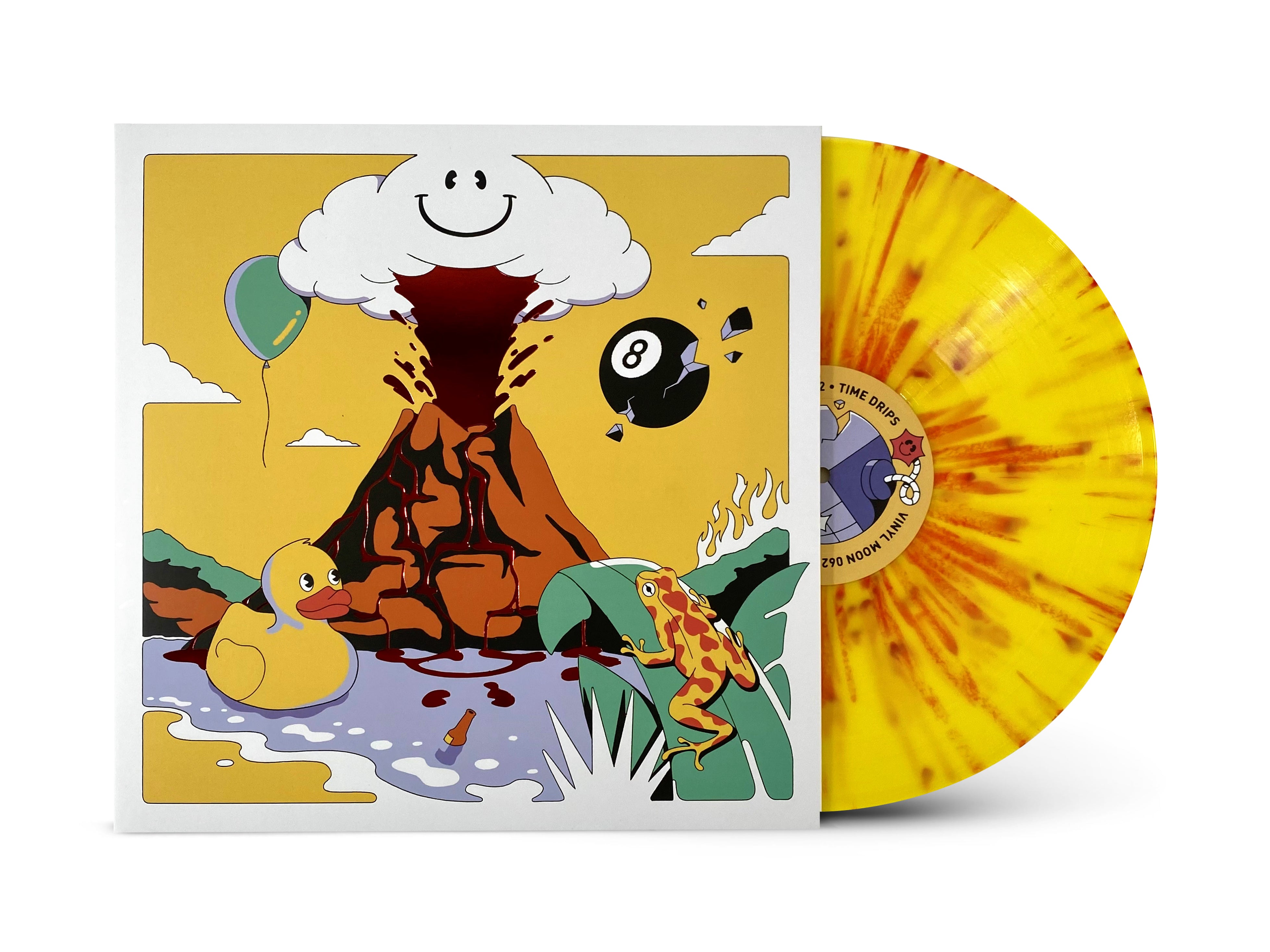Standard // Yellow with lava splatter