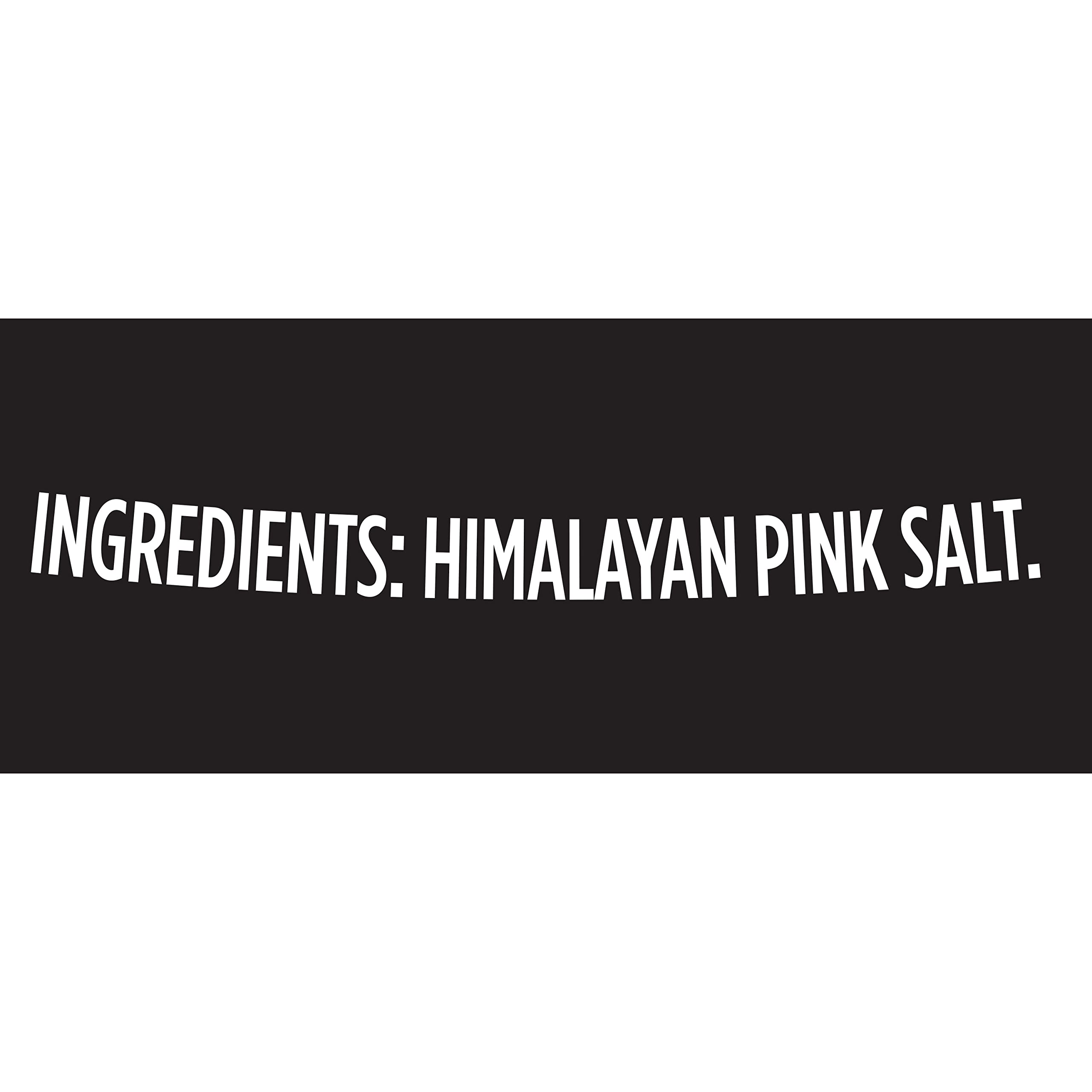 McCormick Himalayan Pink Salt Grinder Refillable Glass Bottle, 2.5 oz - Pure Natural Gourmet Sea Salt for Cooking, Seasoning & Table Use