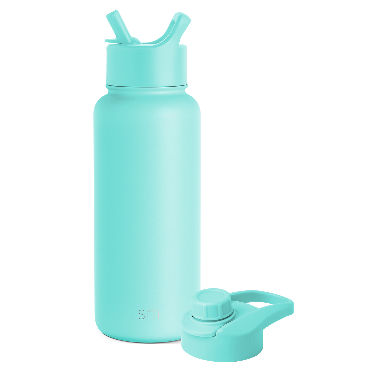Summit Insulated Water Bottle with Straw & Chug Lid - 32oz Leakproof Stainless Steel Thermos for Gym, Hiking & Outdoor Activities