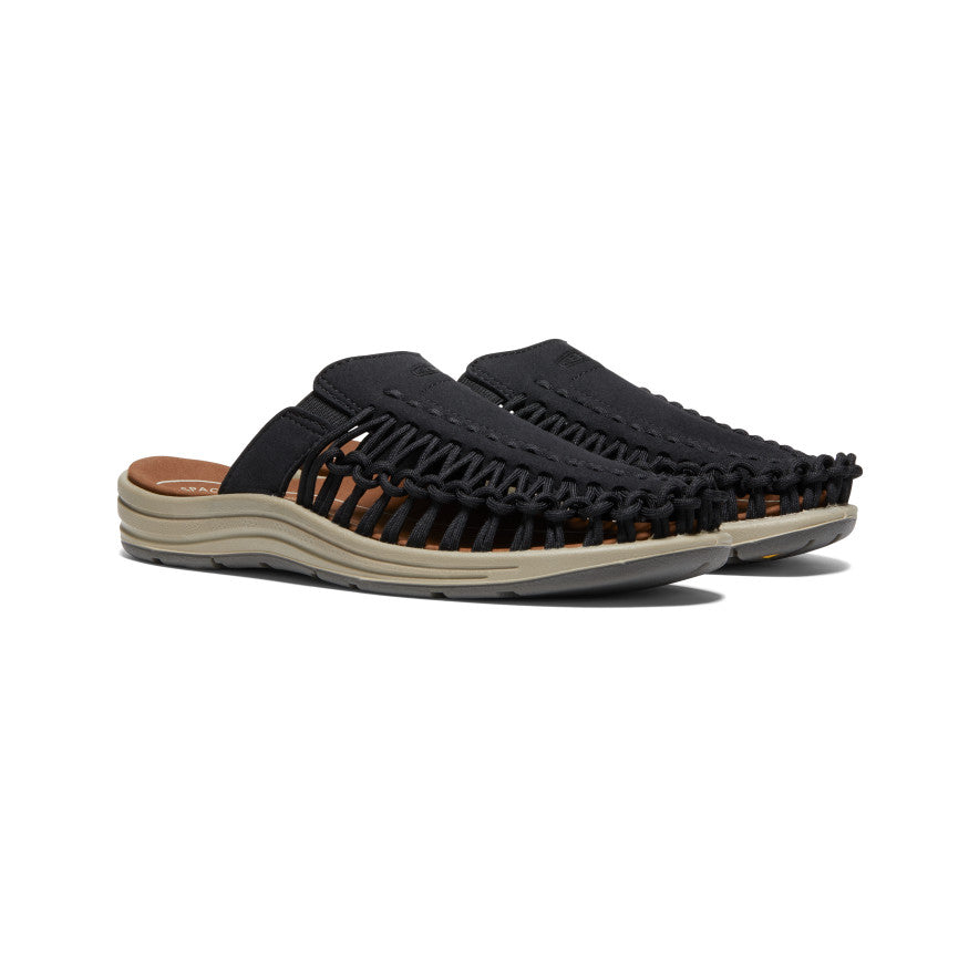 Women's UNEEK II Slide Sandals - Black/Plaza Taupe | Comfortable Outdoor & Indoor Slides for Walking, Beach, Pool, Yoga, Travel